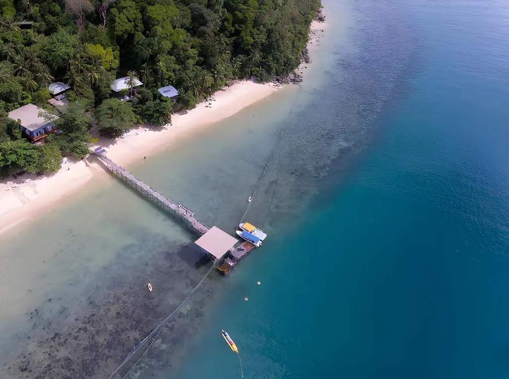 Coral nursery built in partnership with Mari Mari, Kota Kinabalu